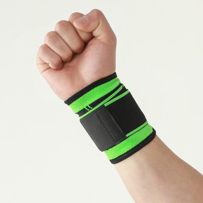 China Elasticity Design 2022 New Adjustable Breathable Knitted Nylon Sport Protective Wrist Brace Support With Compression Band Belt for sale