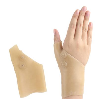 China Waterproof Elastic Gel Wrist Thumb Support Braces Therapy Wrist Hand Thumb Pain Relief Gloves for sale