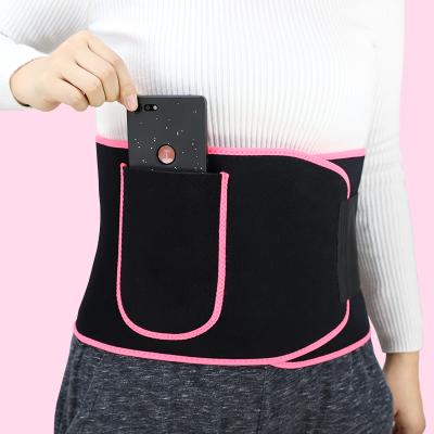 China Wholesale Custom Double Neoprene Traction Waist Trimmer Slimming Waist Trainer Belt Sweat Belt Lumbar Belts for sale