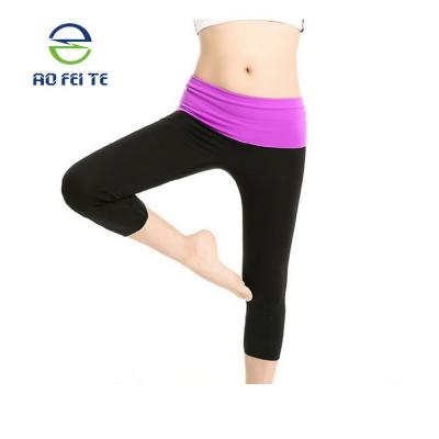 China Wholesale High Quality Antibacterial Sport Wear Yoga Pants Custom Compression Running Tights for sale