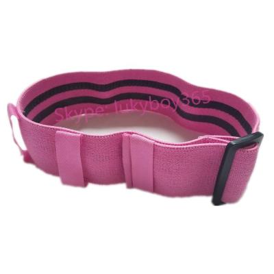 China Bodybiulding Premium Pink Resistance Hip Band With Carry Bag for sale