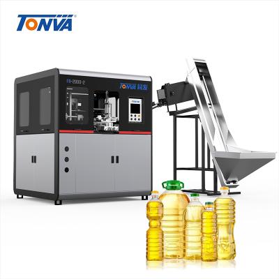 China Full Automatic Plastic Bottle Blow Molding Machine For Making Pet Cooking Oil Bottle for sale