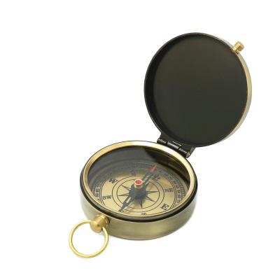 China Retro retro compass camping hiking compass navigation tools outdoor accessories travel compass for sale