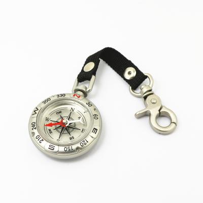 China Pointing guide outdoor metal key chain portable custom compass with OME service for sale for sale