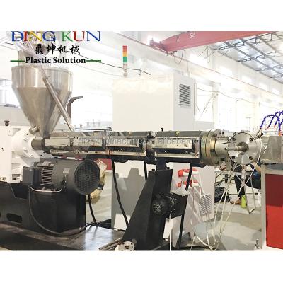 China PVC Hose Fiber Reinforced Garden Hose Machine / Hose Making Machine for sale