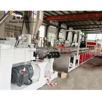 China Plastic Profile Extruder WPC Door Making Machine WPC Solid Foam Door Frame Profile Making Machine for sale