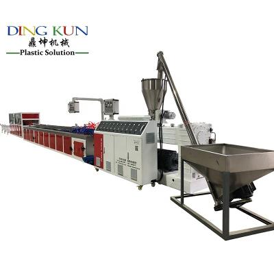 China solid profile wpc door frame price/solid wpc door frame making machine for sale