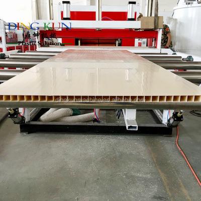 China Hollow Plates WPC PVC Door Panel / Panel / Sheet Making Machine / Plastic Machinery for sale