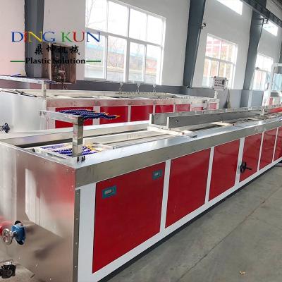 China Plastic Profile Wpc Plastic Decking Machine / Wood Plastic Machinery Plastic Decking Machine for sale