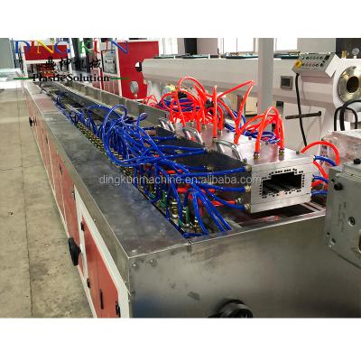 China Profile WPC Flooring Machine / WPC Wood Plastic Deck Production Line WPC Decking Machine for sale