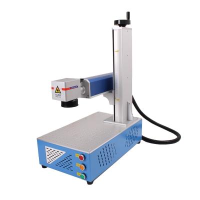 China Portable Desktop Laser Marking 20W 30W 50W Fiber Laser Engraving CO2 Galvo Laser Marking Machine g[“ for sale