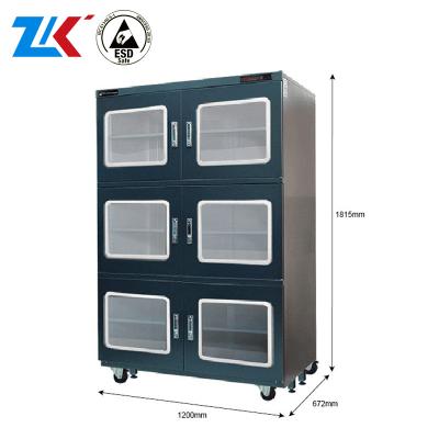 China Medicine Curing X2B-1200-6 Dr.Storage 5% Rh Dry Cabinet; Ultra-low humidity desiccant storage box for IC package, MSD, MBB, PCB storage for sale