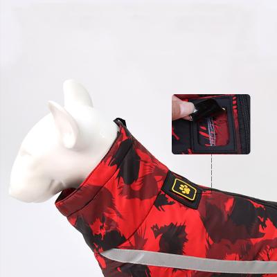 China Stocked 2021 Luxury Hot Selling Dog Coat Pet Warm Reflective Clothing Dog Clothes for sale