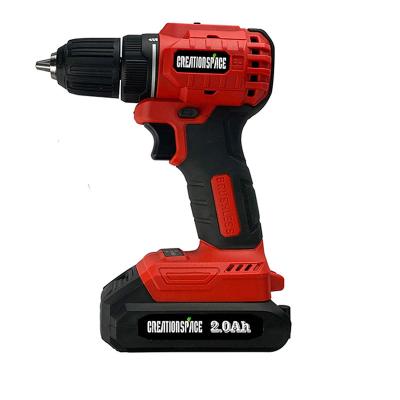 China 20v Electric Combo Drill Kit Cordless Full Power Tools Woodworking Hand Operated Drill CPD0302 for sale