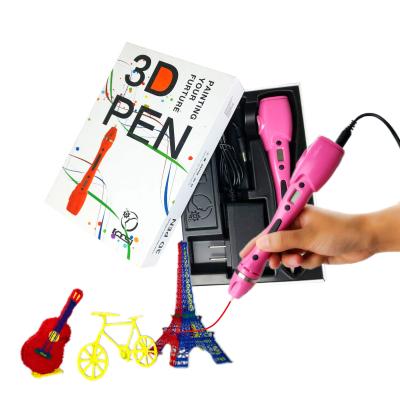 China 3d drawing/3d printing/3d pen/DIY Multifunctional Mini Smart 12v 3d magic Pen Led adjustable speed for kids for sale