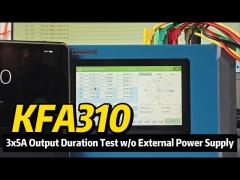 KFA310: 3x5A Output Duration Test w/o External Power Supply