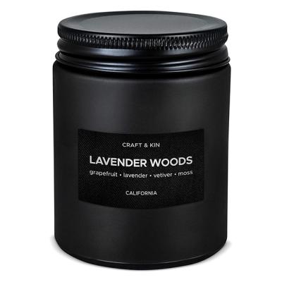 China Home Decoration Household Scented Soy Candles , Lavender And Wooden Scented Candles , Long Lasting Candles for sale