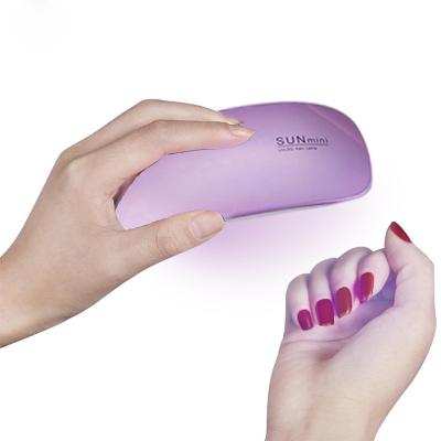 China Wholesale 6W Quick Dry Bend And Portable Mini Nail Polish Dryer Light For Nails for sale