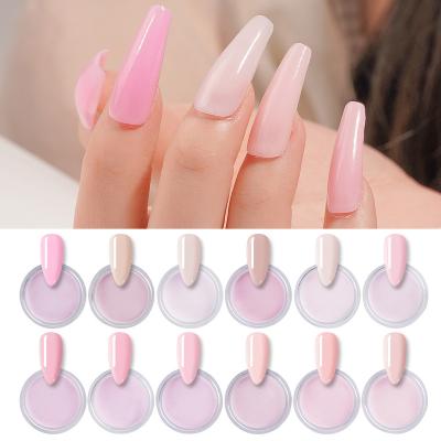 China Art Products Vendor Full Color Nail Series Classic Nude Acrylic Nail Powder Fast Dry Acrylic Dye Extension System for sale