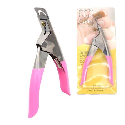 China Factory Price Professional Even Sharp Tip Cutter With Plastic And Metal Handle Every Sharp Nail Tip Clipper for sale