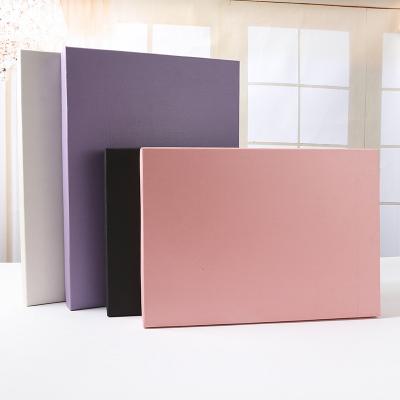 China YST Handmade Wholesale Luxury Customized Printed Magnetic Shoe Box Folding Closure Flap Cardboard Paper Dress Packaging Box for sale