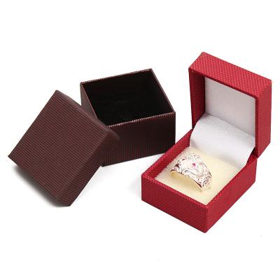 China Custom Handmade Colored Logo Cardboard Jewelry Ring Necklace Packaging Box Quality Guarantee for sale