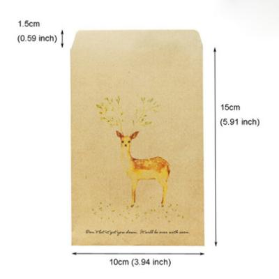 China Quality Appropriate Prices Handmade Guaranteed Printing Envelope Gift Cute Paper Bag for sale