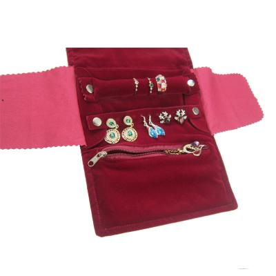 China Modern Luxury Fashion Customized Jewelry Storage Bag For Earring Necklace Ring Storage Bag for sale