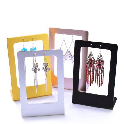 China Wholesale Modern Luxury YST Jewelry Display Earring Display Shelf Metal Jewelry Earring Display Stand Hot Sale for sale