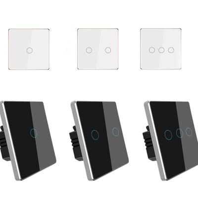 China NEW Design Smart Home Life Outlet Factory Life WiFi LED Light Tuya Wall Wireless Remote Switch and Socket 220V Smart House Switch for sale