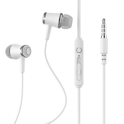 China Music Headset/HD Microphone 3.5mm Earphone In-Ear Headphones In-Ear Headphones Wire-controlled Stereo Bass Headset Wired Earphone With MIC for sale