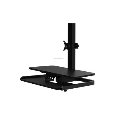 China Electric Height Sit Standing Desk Converter Ergonomic Adjustable Stand Station (Height) Workstation Adjustable Frame for sale