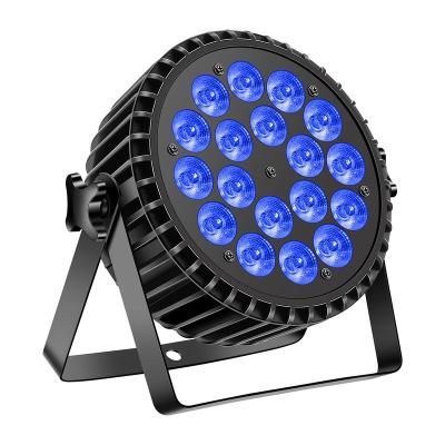 China 4 In 1 LED King Aluminum Shell 200W Wireless Remote Control 18 Beads U Lamp 10W*10W 4 IN 1 Slim RGBW LED Pair for sale