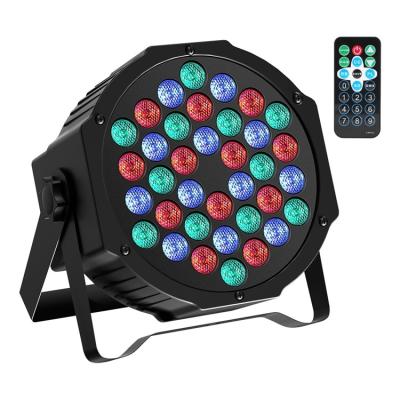 China Easy Installation U King Sound Activated 36PCS LED RGB 72W Party Stage Lights Aluminum Disco for sale