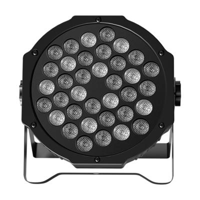 China Easy Installation U Aluminum Part King Sound Activated 36PCS LED RGB 72W Professional Stage Lights for sale