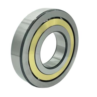 China 35x80x21mm QJ307M Angular Contact Ball Bearing for Food Beverage Shops in Chrome Steel for sale