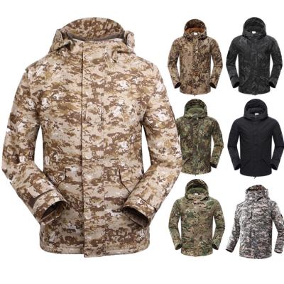 China Waterproof Tactical Jacket Jackets Winter Camouflage Hoodie Military Jacket For Men for sale