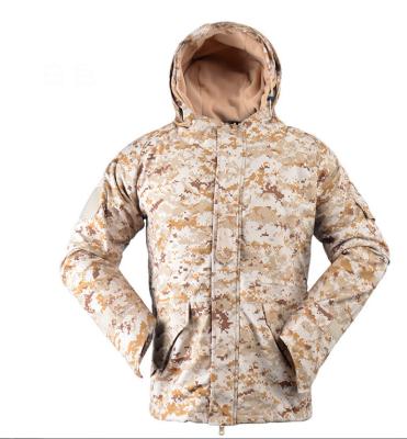 China Winter New Viable Wholesale Cotton Jackets Military Camouflage Hoodie Jacket For Men for sale