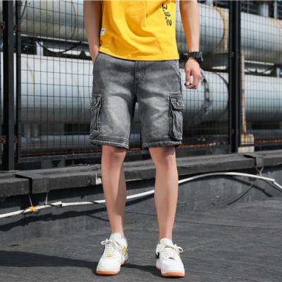 China High Quality Men's Jeans Summer Denim Shorts Viable Shorts 2021 Breathable Mens Denim Shorts Youth Boys Short Pants Jeans for sale