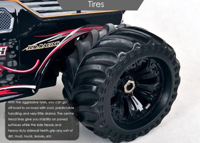 China Elektrische Motor4x4 RC Auto's met Aandrijving met 4 wielen Brushless Hoog CG Te koop