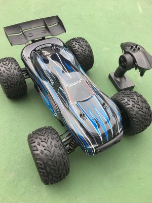 China 19.9 Inch 2.4G Metal Chassis  1/10 Scale Electric RC Truggy /  RC Car  Model Blue Color for sale