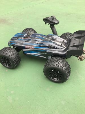 China 1/10 Scale19.9 Inch Brushless  ESC 80A  Electric RC Truggy Blue Shell for sale