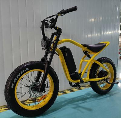 China 20x4.0 alloy fat tire aluminum ebike alloy frame with powerful motor electric mountain bike for sale