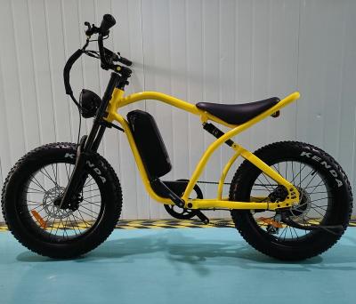 China Aluminum alloy electric mountain bike20x4.0 fat tire ebike alloy frame with powerful motor for sale