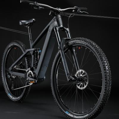 China Carbon fiber MTB Bafang motor suspension ebike CST 29*.26 TIRES Full carbon fiber view big power central battery for sale