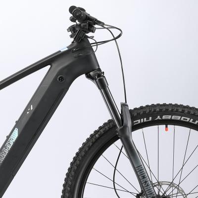 China 29*2.6 Carbon Fiber Motor Big Tire MTB Bafang Full Frame Power Battery Carbon Fiber Suspension Ebike for sale