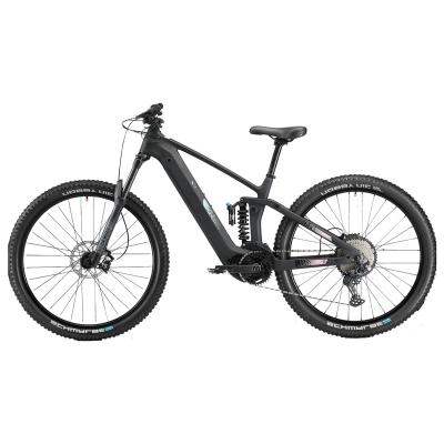 China Full Carbon Fiber Frame Power Battery Suspension ebike 29*2.6 MTB Bafang Tire MTB Bafang Motor Big for sale