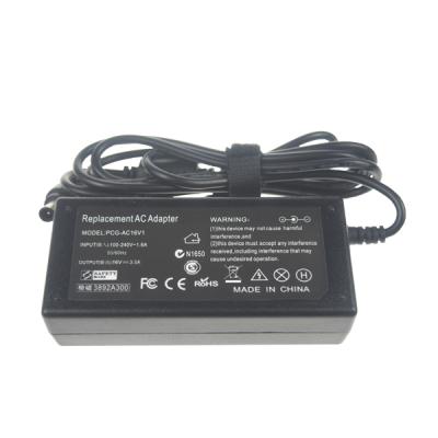 China 16V 3.5a 56w Notebook Laptop Charger 6.5*4.4 Power Supply Laptop Adapter for fujitsu for sale