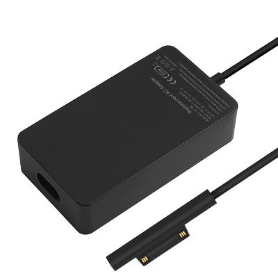 China 15v 4a 65w Charger For Microsoft Surface Pro3 4 5 6 Charger With USB Port 3 Pin (Flat) for sale