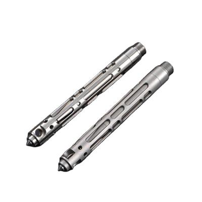 China Alluy Self Pen Multifunction Titanium Outdoor Glass Defense Breaker Emergency Safety Survival Pens for sale